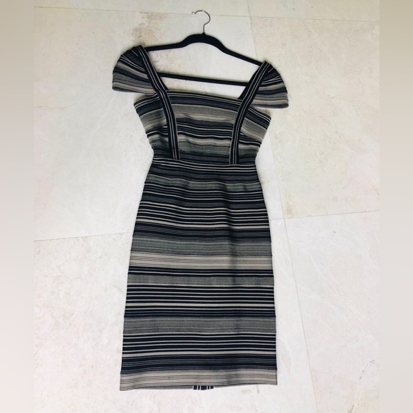 Herve Leger Striped  “Sandra”Bodycon  Bandage Mini Dress. Size S - Picture 8 of 11